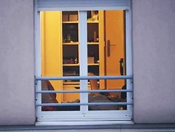 Francés - Voyeur filma la ventana de su vecino francés